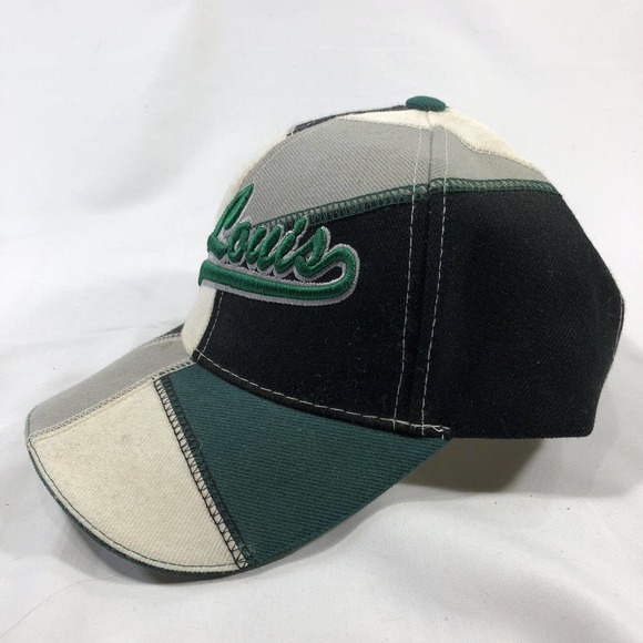 Vintage St Louis Colorblock Patch Design Hat Cap Adjustable One Size Fits Most - Picture 2 of 12